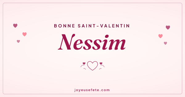 Image « Bonne Saint-Valentin Nessim » au format large