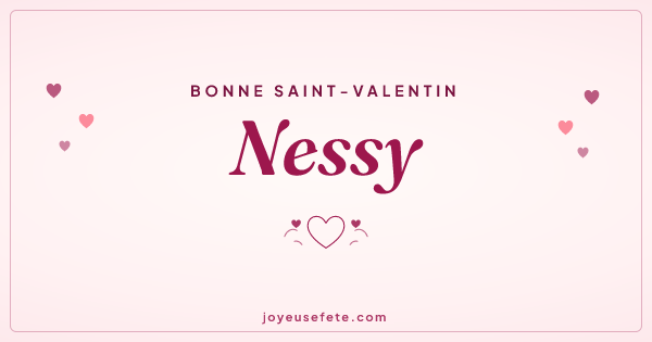 Image « Bonne Saint-Valentin Nessy » au format large