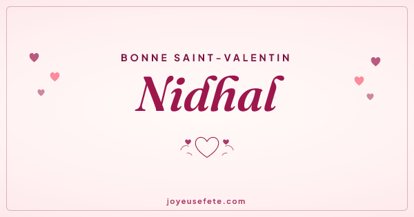 Image « Bonne Saint-Valentin Nidhal » au format large