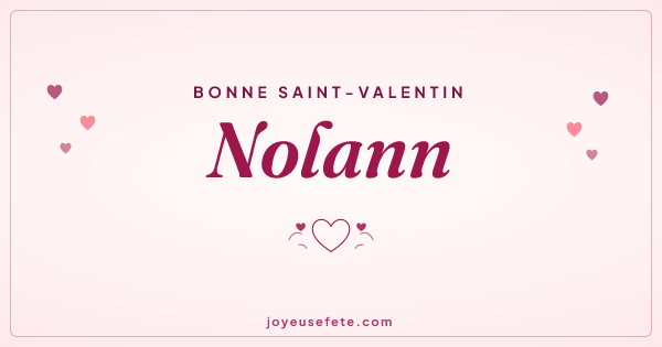 Image « Bonne Saint-Valentin Nolann » au format large