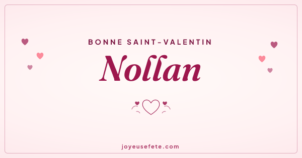 Image « Bonne Saint-Valentin Nollan » au format large