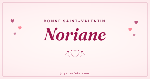 Image « Bonne Saint-Valentin Noriane » au format large