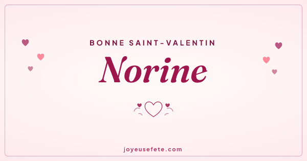Image « Bonne Saint-Valentin Norine » au format large