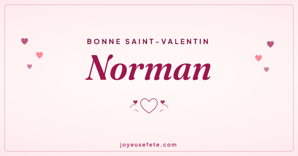 Image « Bonne Saint-Valentin Norman » au format large