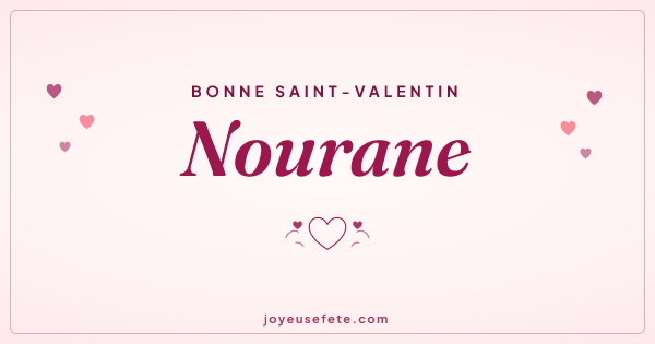 Image « Bonne Saint-Valentin Nourane » au format large