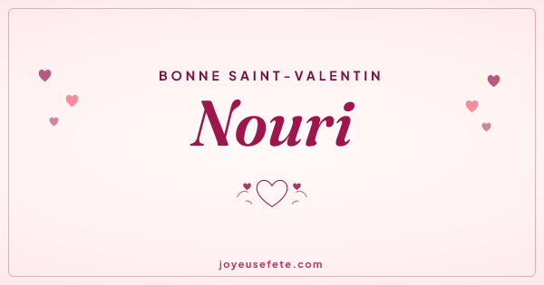 Image « Bonne Saint-Valentin Nouri » au format large