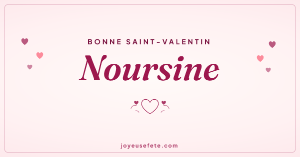 Image « Bonne Saint-Valentin Noursine » au format large