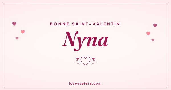 Image « Bonne Saint-Valentin Nyna » au format large