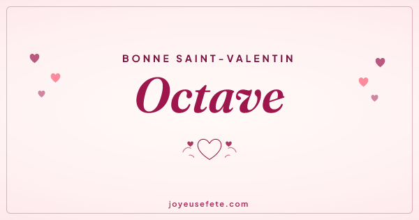 Image « Bonne Saint-Valentin Octave » au format large
