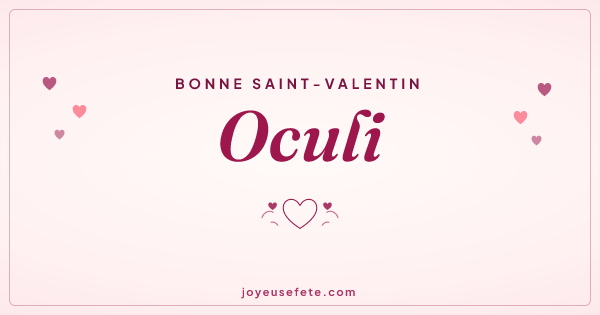Image « Bonne Saint-Valentin Oculi » au format large