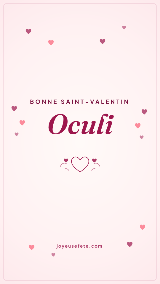Image « Bonne Saint-Valentin Oculi » au format story