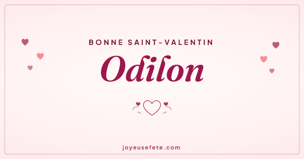 Image « Bonne Saint-Valentin Odilon » au format large