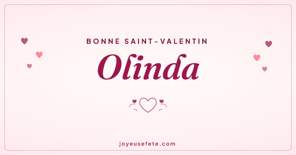 Image « Bonne Saint-Valentin Olinda » au format large