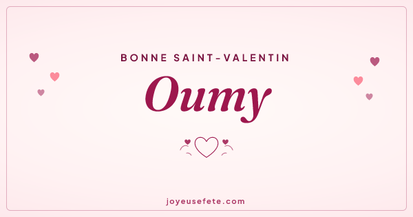 Image « Bonne Saint-Valentin Oumy » au format large