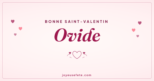 Image « Bonne Saint-Valentin Ovide » au format large