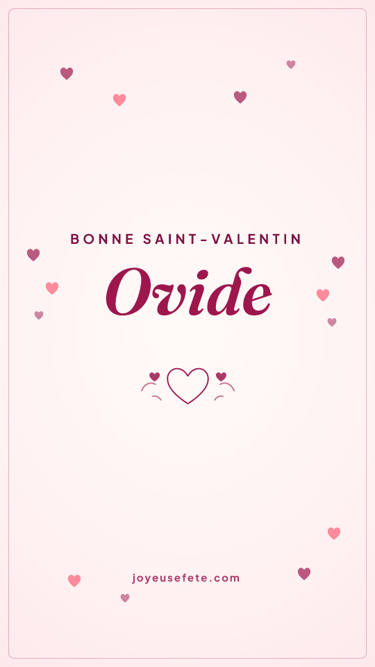 Image « Bonne Saint-Valentin Ovide » au format story