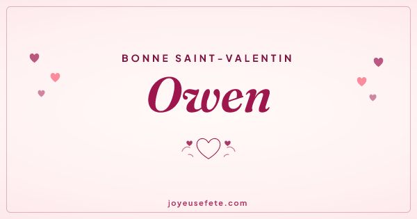 Image « Bonne Saint-Valentin Owen » au format large