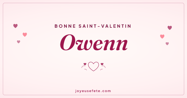 Image « Bonne Saint-Valentin Owenn » au format large