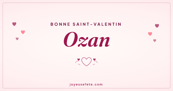 Image « Bonne Saint-Valentin Ozan » au format large