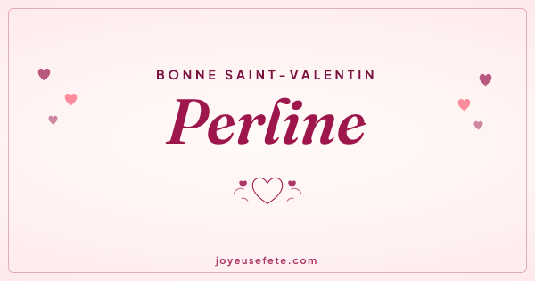 Image « Bonne Saint-Valentin Perline » au format large