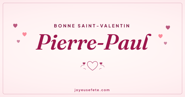 Image « Bonne Saint-Valentin Pierre-Paul » au format large