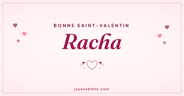 Image « Bonne Saint-Valentin Racha » au format large