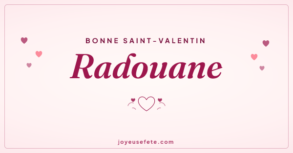 Image « Bonne Saint-Valentin Radouane » au format large