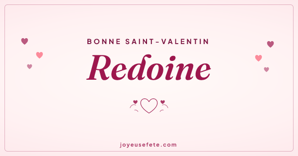 Image « Bonne Saint-Valentin Redoine » au format large