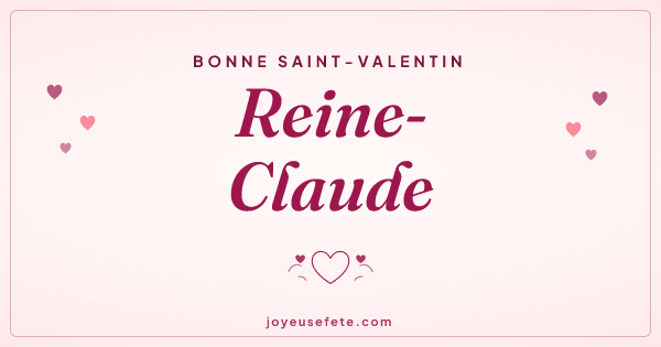 Image « Bonne Saint-Valentin Reine-Claude » au format large