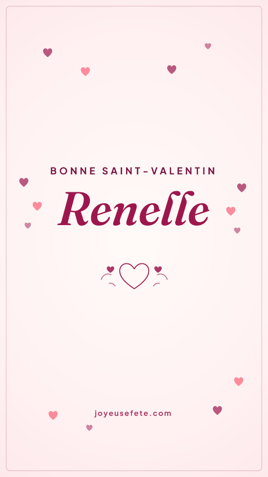 Image « Bonne Saint-Valentin Renelle » au format story
