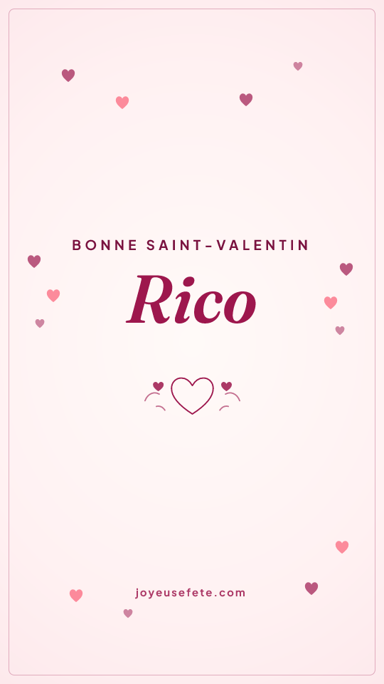 Image « Bonne Saint-Valentin Rico » au format story