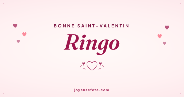 Image « Bonne Saint-Valentin Ringo » au format large