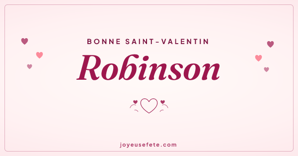 Image « Bonne Saint-Valentin Robinson » au format large
