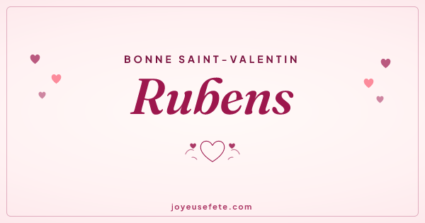 Image « Bonne Saint-Valentin Rubens » au format large