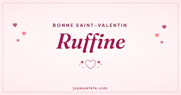 Image « Bonne Saint-Valentin Ruffine » au format large