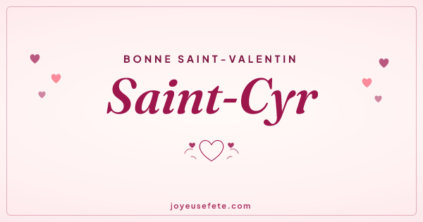 Image « Bonne Saint-Valentin Saint-Cyr » au format large