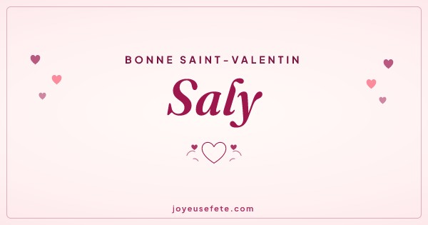 Image « Bonne Saint-Valentin Saly » au format large