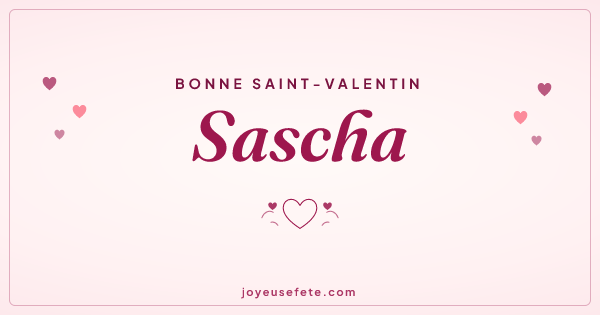 Image « Bonne Saint-Valentin Sascha » au format large
