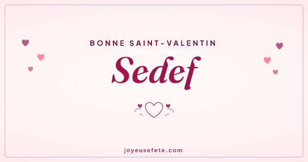 Image « Bonne Saint-Valentin Sedef » au format large