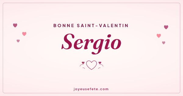Image « Bonne Saint-Valentin Sergio » au format large