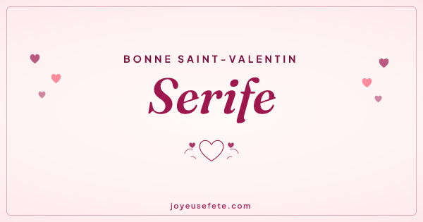 Image « Bonne Saint-Valentin Serife » au format large