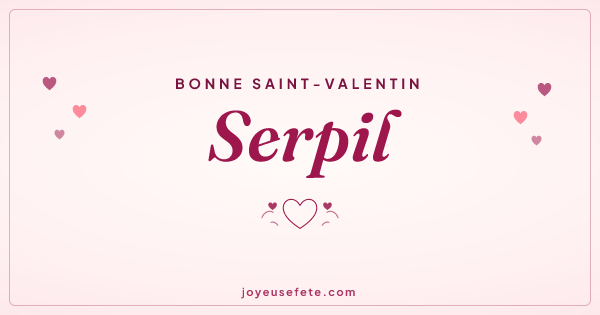 Image « Bonne Saint-Valentin Serpil » au format large