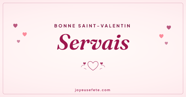 Image « Bonne Saint-Valentin Servais » au format large