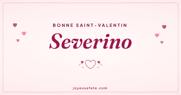 Image « Bonne Saint-Valentin Severino » au format large