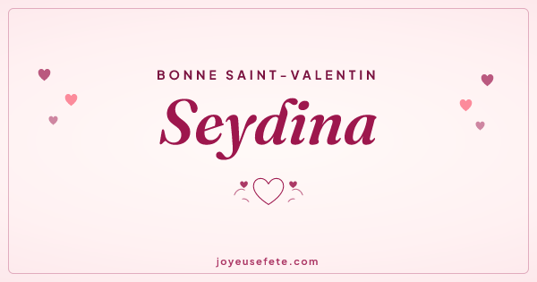 Image « Bonne Saint-Valentin Seydina » au format large