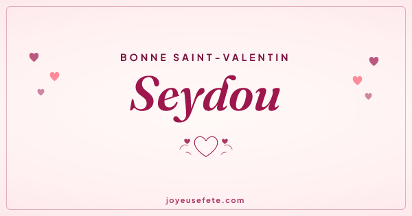 Image « Bonne Saint-Valentin Seydou » au format large