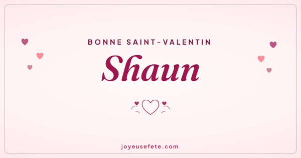 Image « Bonne Saint-Valentin Shaun » au format large