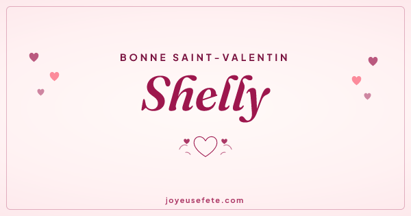 Image « Bonne Saint-Valentin Shelly » au format large