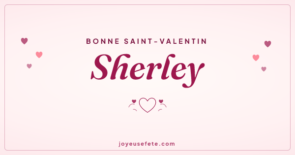 Image « Bonne Saint-Valentin Sherley » au format large