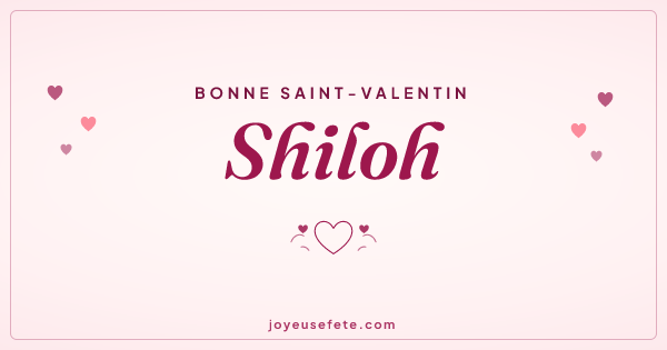Image « Bonne Saint-Valentin Shiloh » au format large